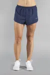 Boa 1" Elite Split Short In Navy In Blue