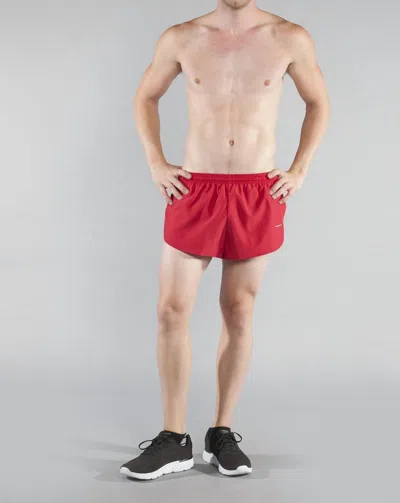 Boa 1" Elite Split Short In Red