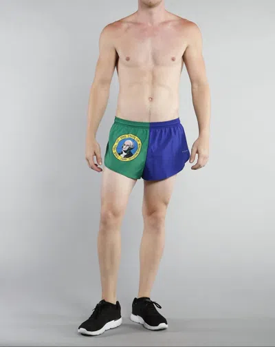 Boa 1" Elite Split Short In Washington In Gray