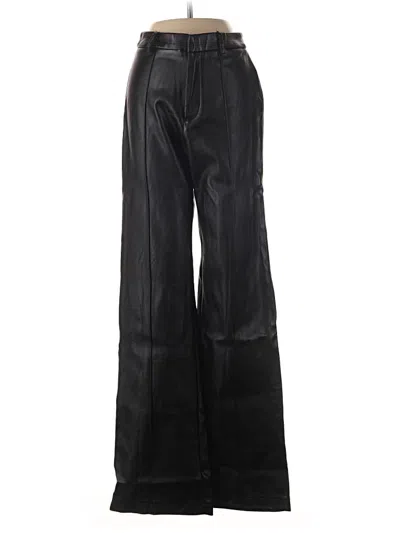 Pre-owned Boa Faux Leather Pants In Black