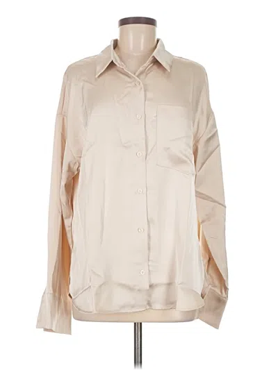 Boa Long Sleeve Blouse In White
