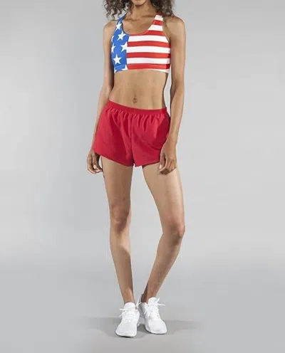 Boa Performance Sports Bra In American Flag In Multi