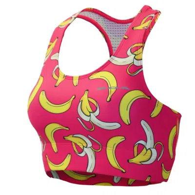 Boa Women's Performance Sports Bra In Gone Bananas In Multi