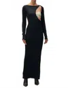 Boabab Frida Dress In Black Dress Cream Top In Multi