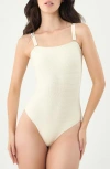 Boamar Abigail One-piece Swimsuit In Neutral