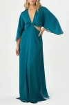 Boamar Avalon Cutout Cover-up Maxi Dress In Green