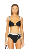 Boamar Chloe Bikini Bottoms In Black & White