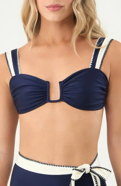 Boamar Chloe Bikini Top In Blue