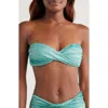 Boamar Kai Twist Bikini Top In Green