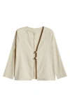 Boamar Libia Linen Blend Jacket In Sienna