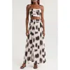 Boamar Nala Cover-up Maxi Skirt In Neutral