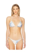 Boamar Naos Triangle Bikini Top In Blossom
