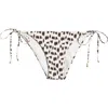 Boamar Naos Side Tie Bikini Bottoms In Animal Raw