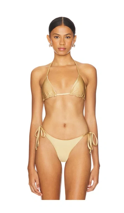 Boamar Naos Top In Gold Shine