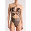 Boamar Neff One-piece Swimsuit In Espresso