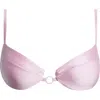 Boamar Nezia Underwire Bikini Top In Rose