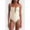 Boamar Nobu One-piece Swimsuit In Champagne