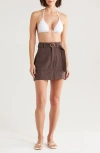 Boamar Ozzie Belted Miniskirt In Miranda