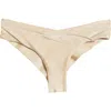 Boamar Potter Metallic Bikini Bottoms In Champagne