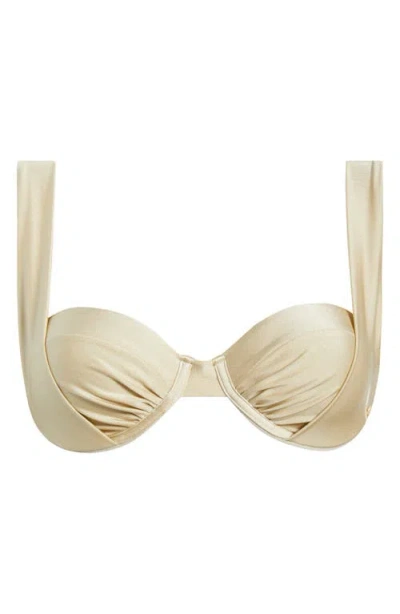 Boamar Sheyla Underwire Bikini Top In Champagne