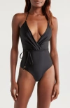 Boamar Soleil One-piece Swimsuit In Black