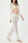 Boamar Tabitha Semisheer Cover-up Pants In Neutral
