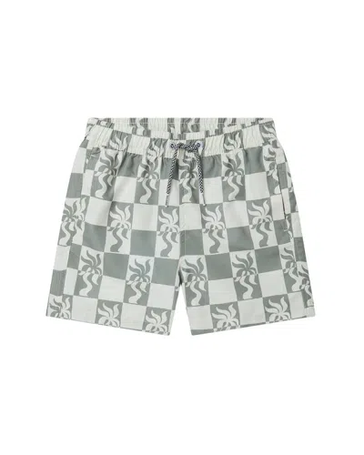 Boardies ® Clara Palm Swim Short In Metallic
