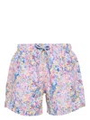 Boardies Floral-print Swim Shorts In Pink