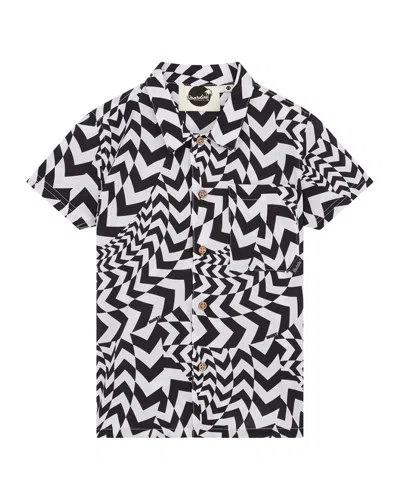 Boardies Kids' ¨ Hazard Open Collar Shirt In Multi