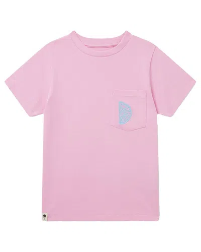Boardies Kids' ¨ Ice & Slice Embroidery Pocket Tee In Pink