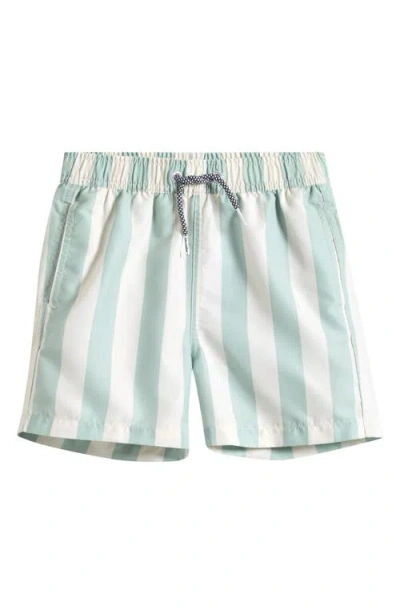 Boardies Kids' Fistral Stripe Swim Trunks In Blue