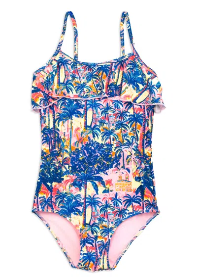 Boardies Kids Havana One Piece Swimsuit In Multi
