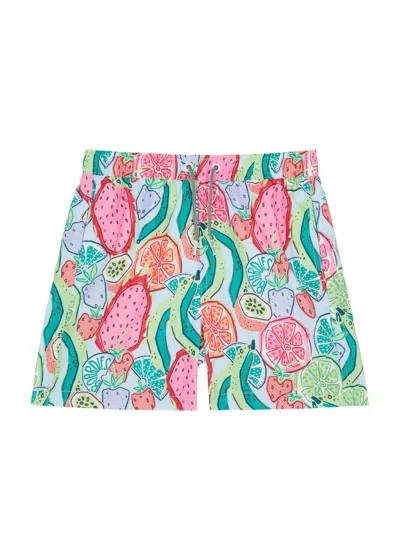 Boardies Kids Ice And Slice Printed Shell Swim Shorts In Multi Multi