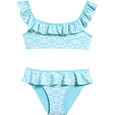 Boardies Kids' Ilfracombe Ruffle Two-piece Swimsuit In Multi