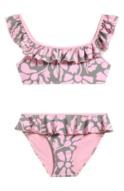 Boardies Kids' Melo Ruffle Two-piece Swimsuit In Multi