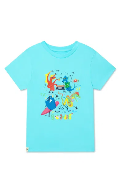 Boardies Kids Monster Fiesta T-shirt In Blue
