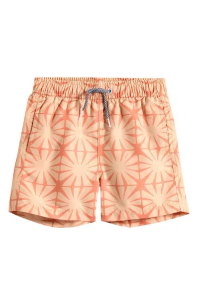 Boardies Kids' Nature's Med Swim Trunks In Orange