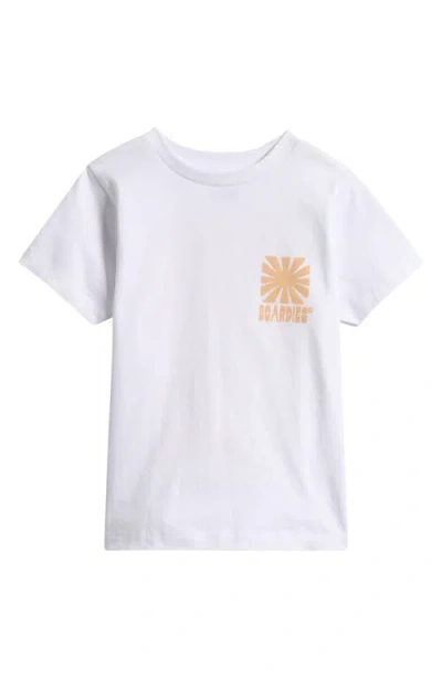 Boardies Kids' Nature's Medicine Cotton Graphic T-shirt In White