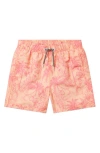 Boardies Kids' Peach Please Swim Trunks In Peach