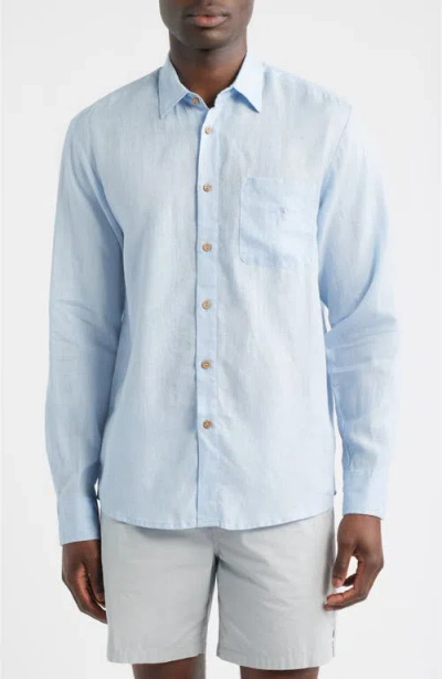Boardies Lyocell Button-up Shirt In Blue