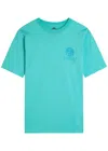 Boardies Maya Printed Cotton T-shirt In Blue