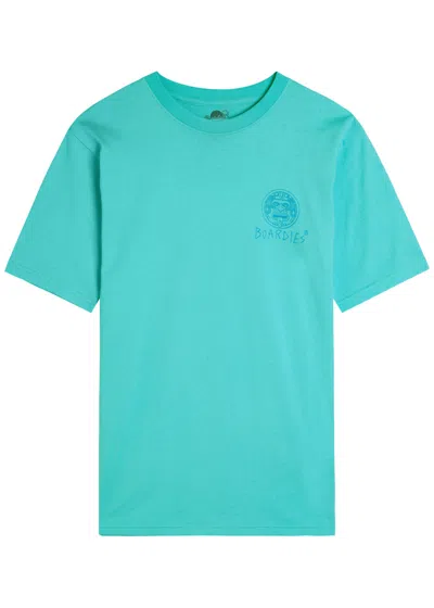 Boardies Maya Printed Cotton T-shirt In Blue