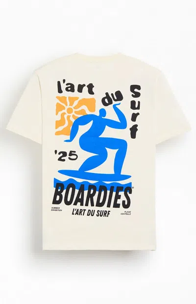 Boardies Men's Art Of Surfing T-shirt In Off White