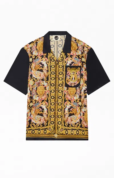 Boardies Baroque Print Camp Shirt In Multi