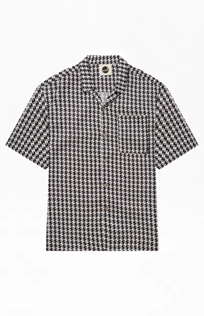 Boardies Men's Seahound Camp Shirt In Black/ivory