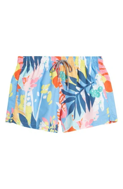 Boardies Miami Shortie Swim Trunks In Blue