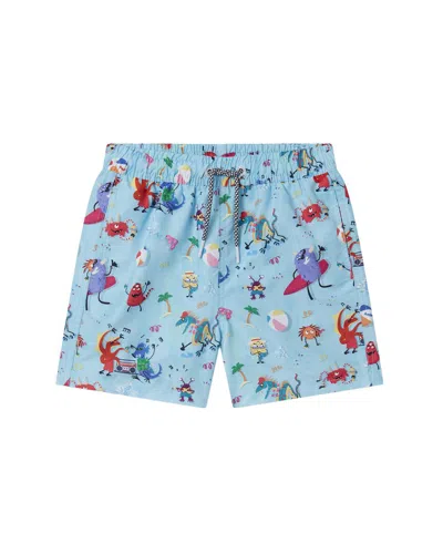 Boardies Kids'  Monster Fiesta Swim Short In Multi