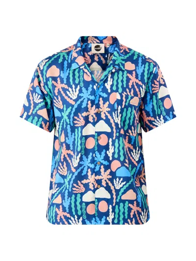 Boardies Palm Springs Camp Collar Shirt In Multi