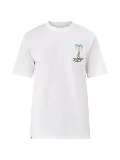 Boardies Paradise City Crew Neck T Shirt In White