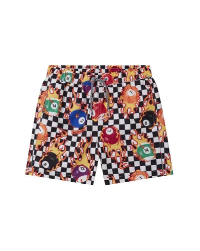 Boardies Kids'  Pool Shark Swim Short In Pattern